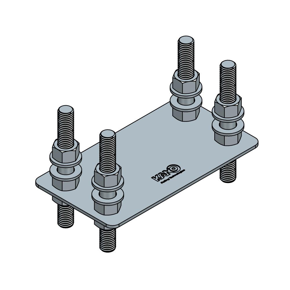 AS75 Adjustable Screw, suitable for placing into concrete